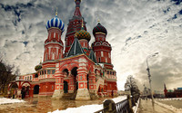 Москва, кремль,  собор Василия блаженного