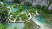 Хорватия, Сroatia, национальный парк, плитвицкие озера, каскад
