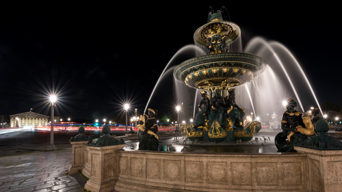 франция , фонтан, place de la concorde, Париж