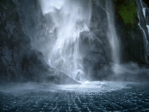 Новая Зеландия, водопад,  красота, обои